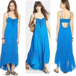 Free People Totally Tubular High- Low Maxi Dress Size Xs